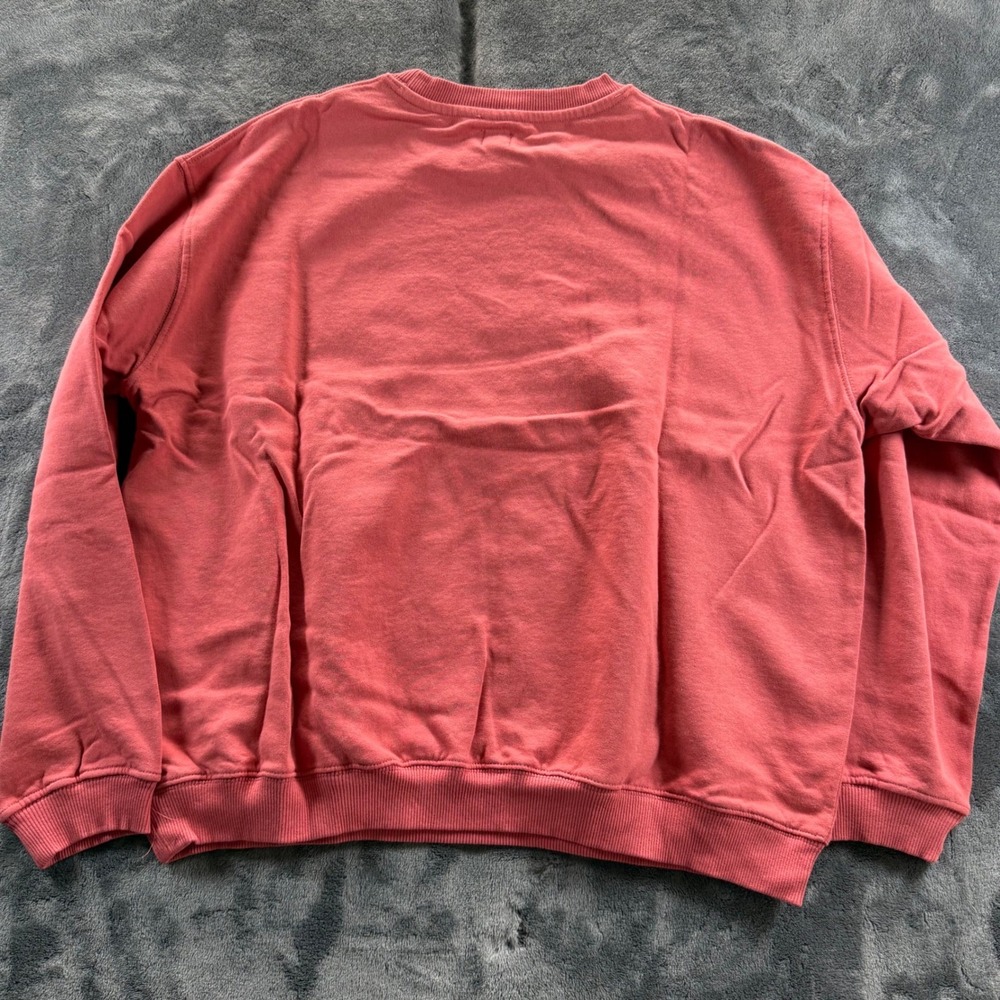 BDG Urban Outfitters NYC 1990 Applique Sweatshirt Red Orange Star Size M NEW - Picture 9 of 10
